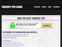 Tablet Screenshot of best-bittorrent-vpn.com